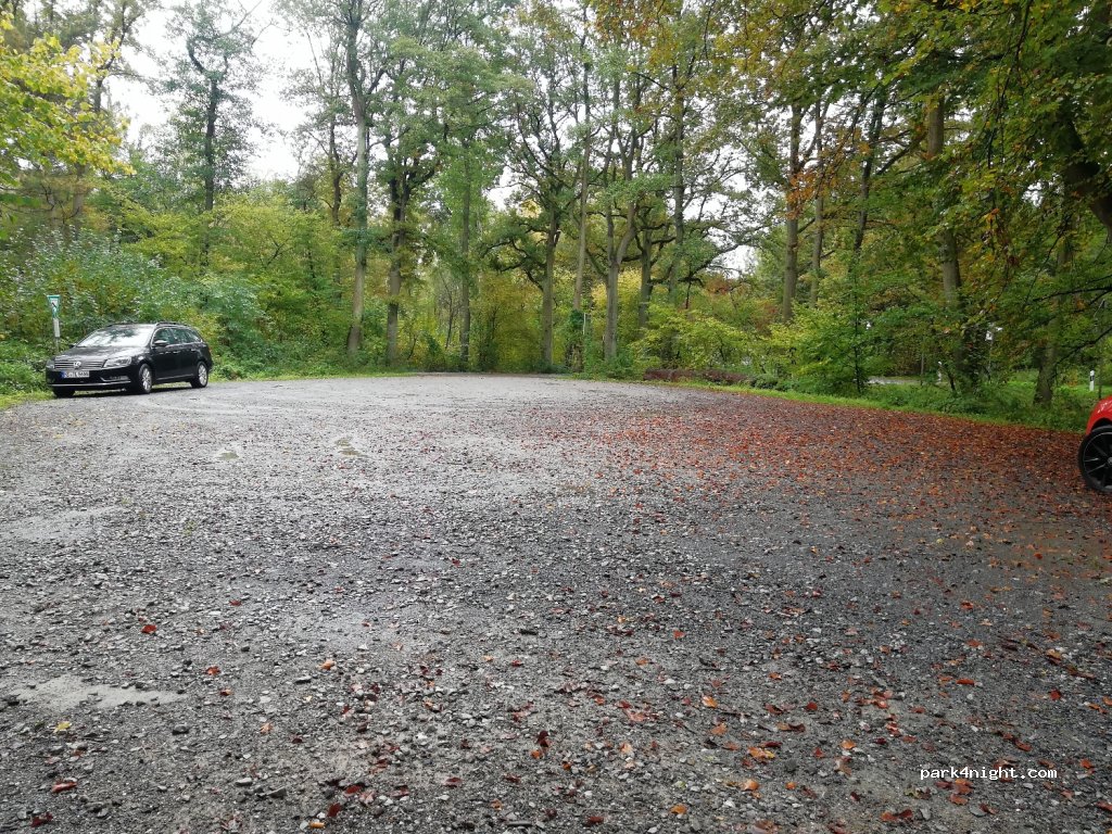 Wanderparkplatz Weidelandschaft Davert — foto