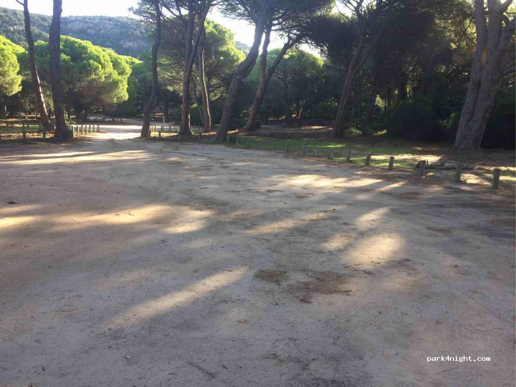 Parking plage palombaggia — foto