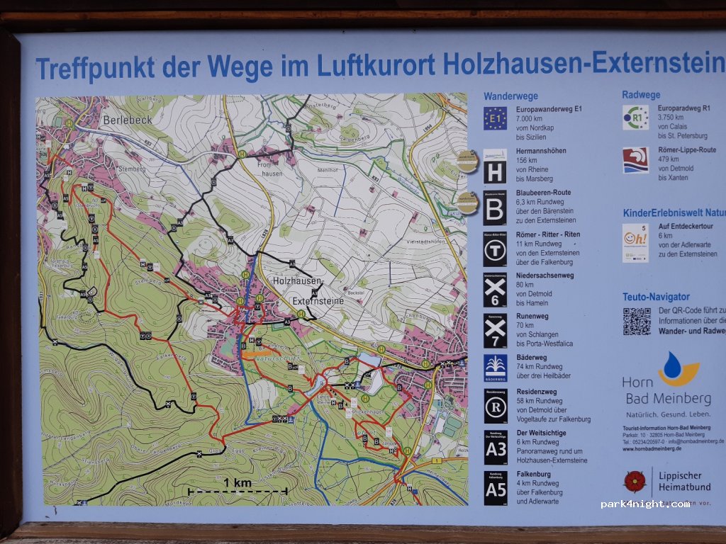 Wanderparkplatz Externsteine / Bärenstein — foto