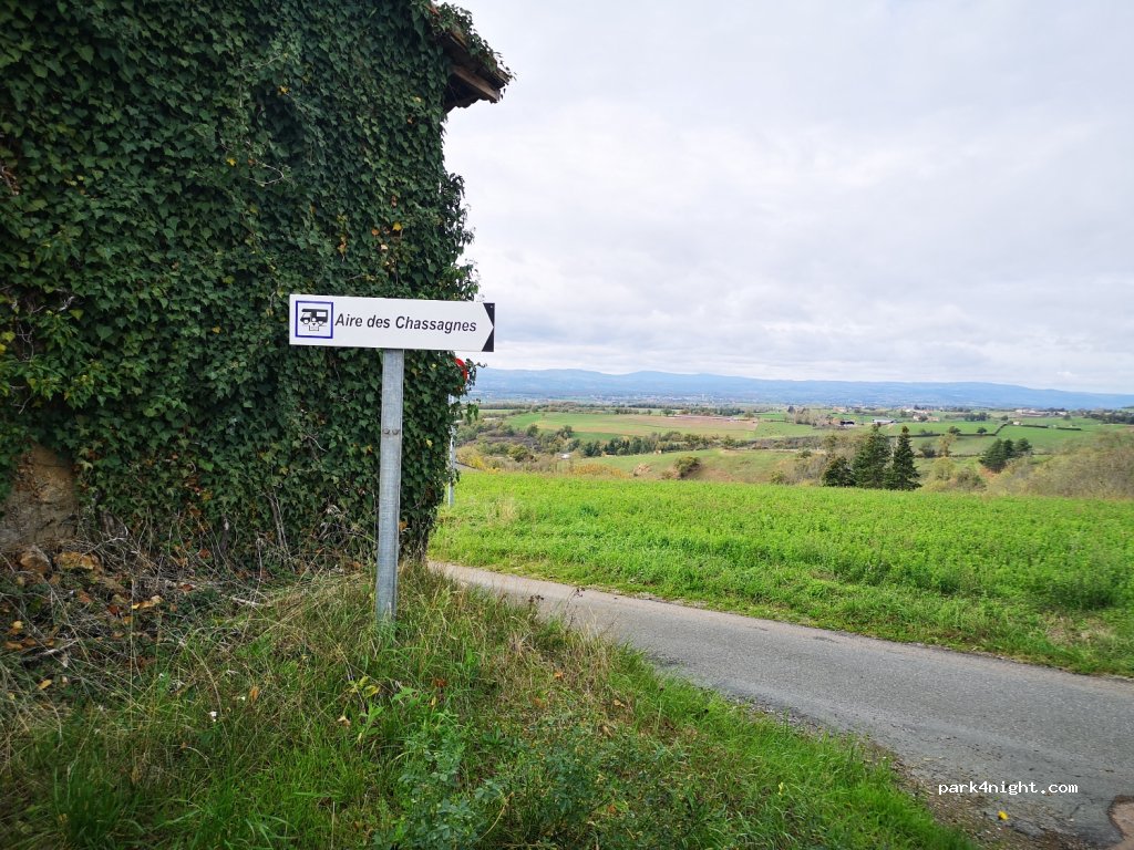 Aire de camping-car des chassagnes — foto