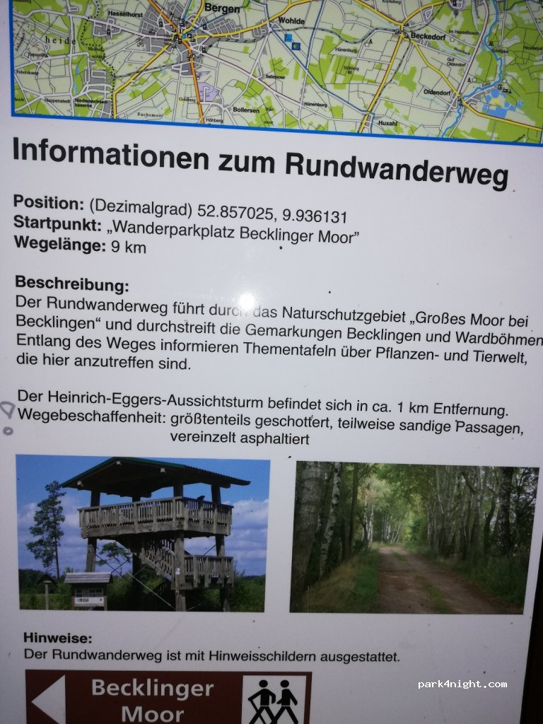Wanderparkplatz Becklinger Moor — foto