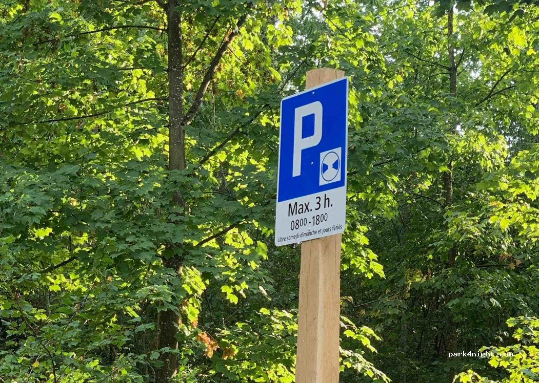 Parking de la forêt de Vernand — foto