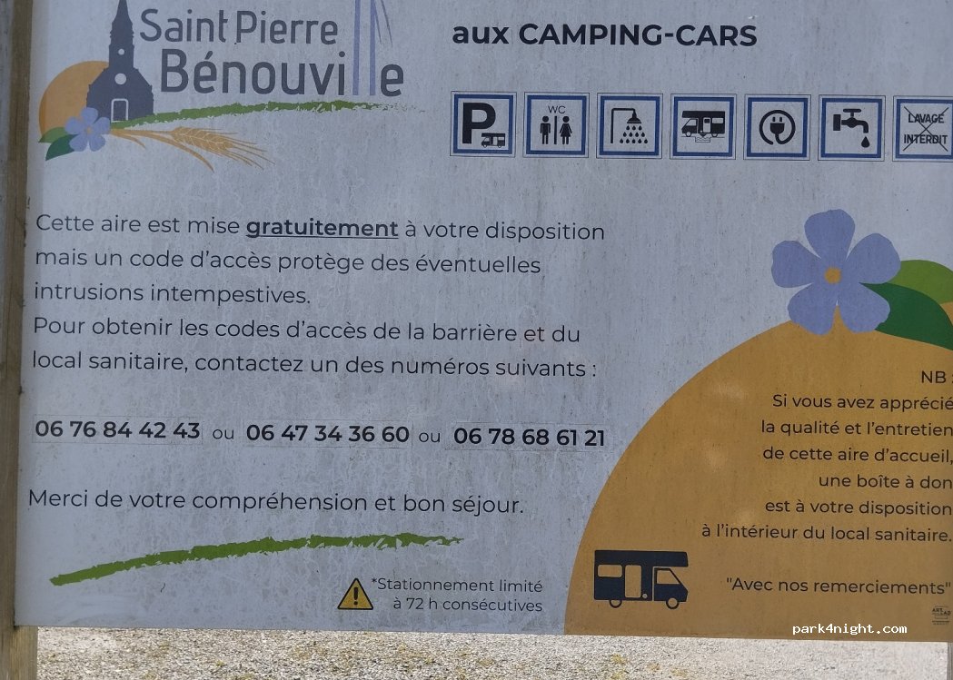 Aire de camping-car Saint-Pierre-Bénouville — foto 4