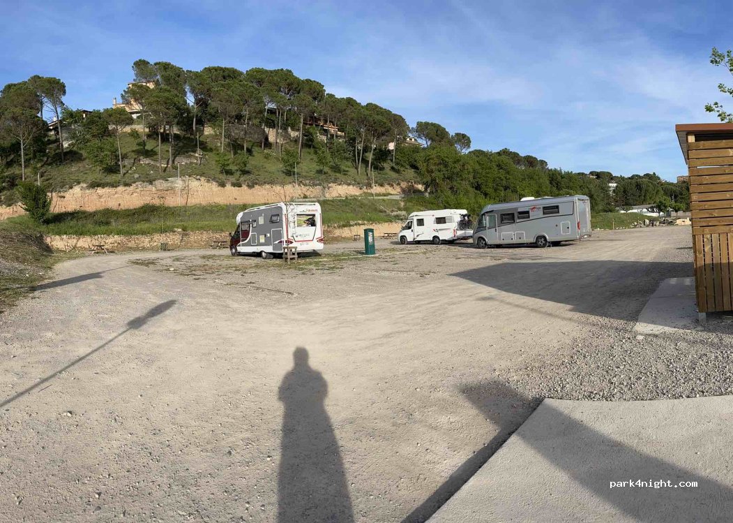 Gironella motorhome area — foto