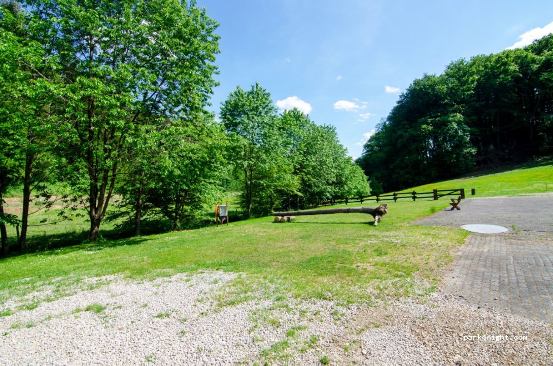 Naturnahe Wohnmobilstellplätze auf dem Ferienhof Verse im Sauerland. — foto