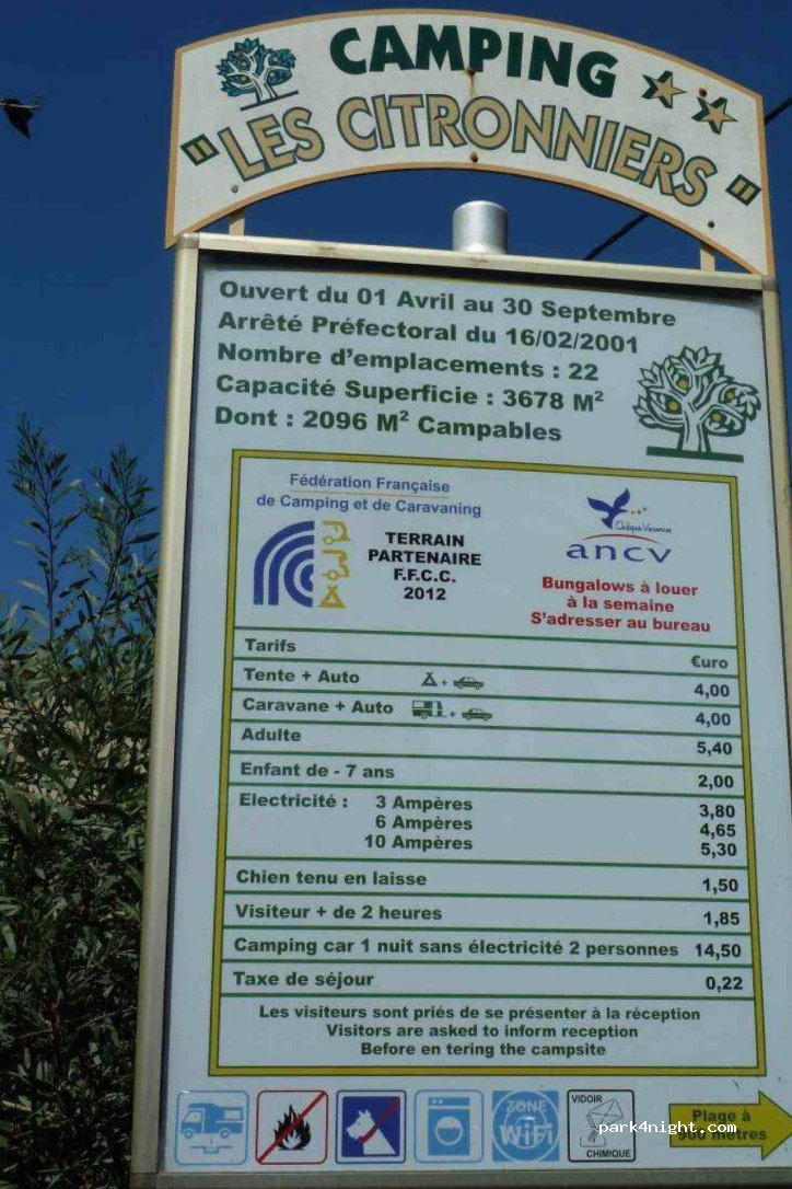 Le camping des Citronniers — foto