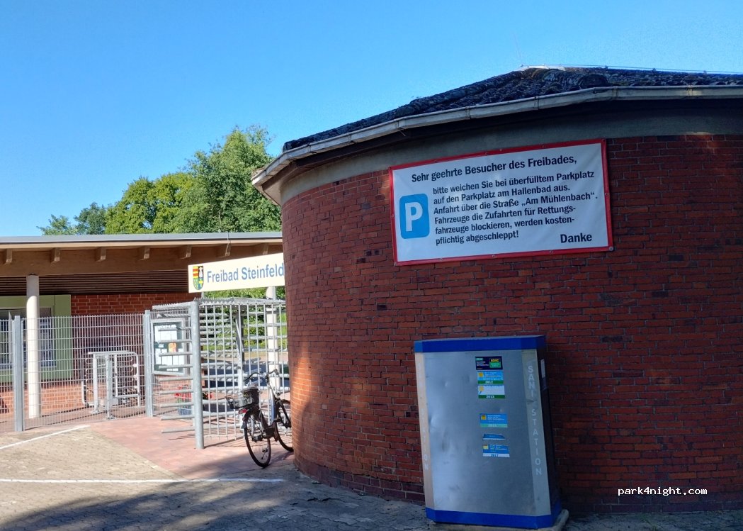 Übernachtungsparkplatz Steinfeld Wohnmobile — foto 2