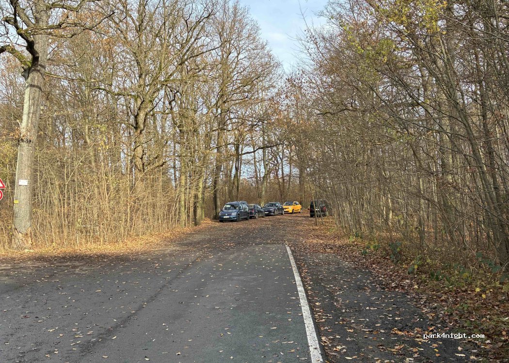 Parkplatz am ehemaligen Truppenübungsplatz — foto