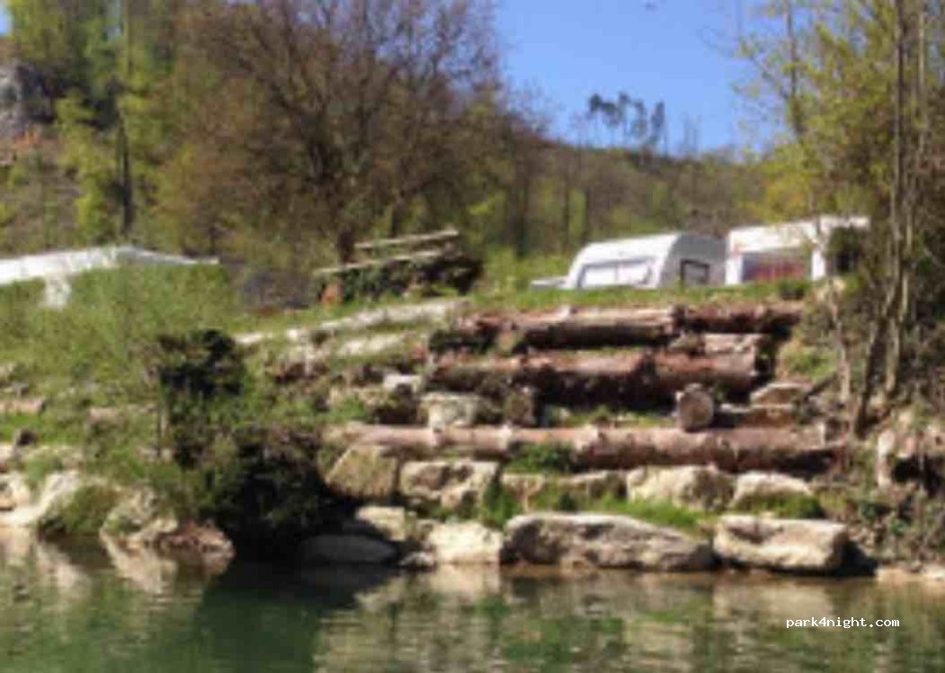 Campingplatz im Rank — foto