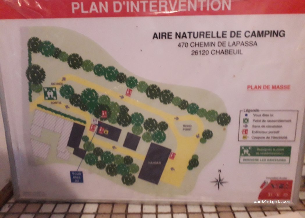 Aire naturelle de camping — foto