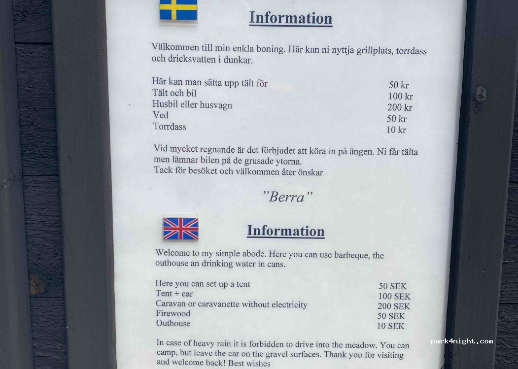 Berras Lägda - Ställplats utan el samt Tältplatser — foto 2
