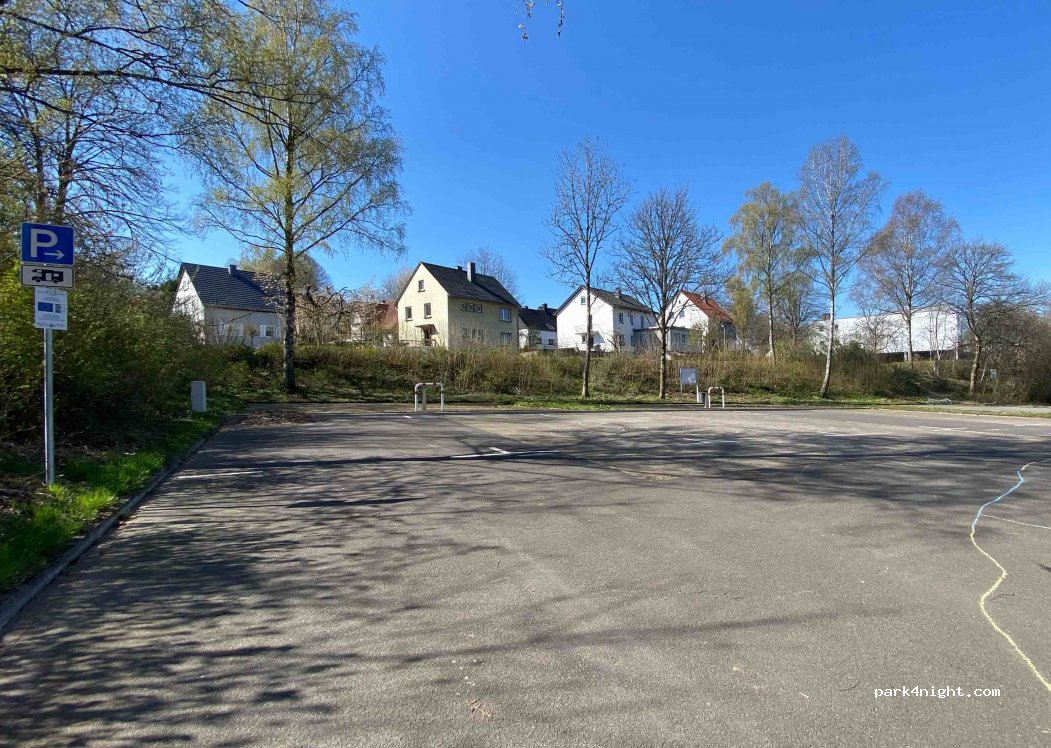 Stellplatz für Wohnmobile — foto