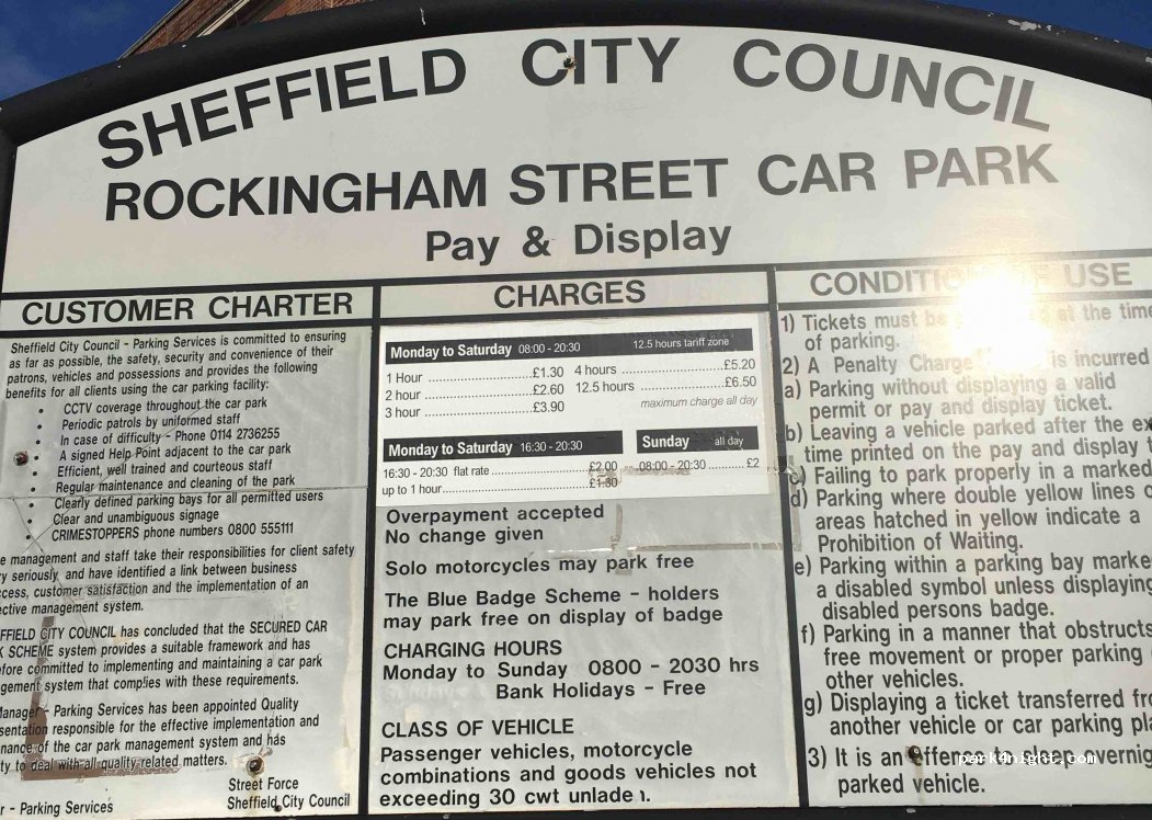 (S1 4DB) Sheffield - Rockingham Street — foto