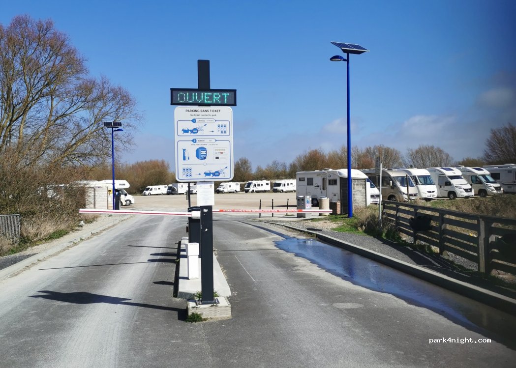 Aire De Camping Car Du Crotoy — foto