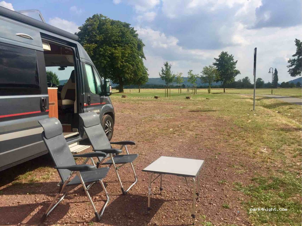 Wohnmobilstellplatz Kanzlers Weide in Minden — foto