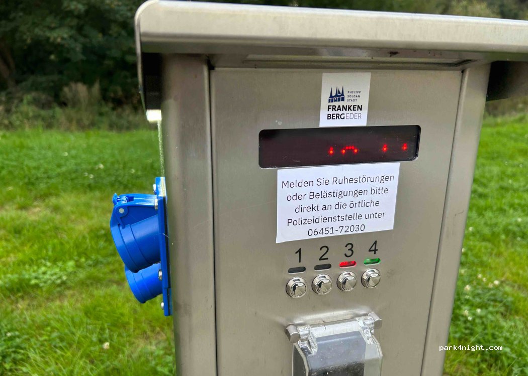 Wohnmobilstellplatz Kleine Wehweide in Frankenberg — foto
