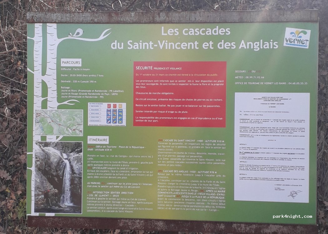 (66820) Vernet-les-Bains - 11 Chemin la Forêt et du Saint-Vincent — foto