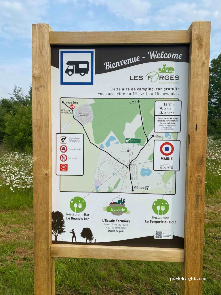 Aire de services pour camping-cars des Forges — foto 3