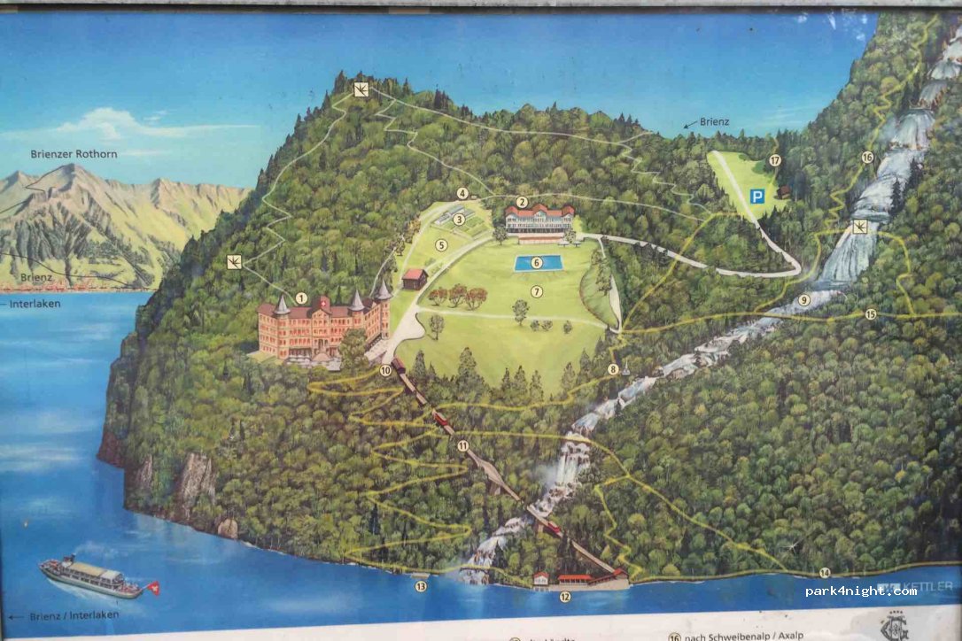 (3855) Brienz - 1201 Giessbach — foto