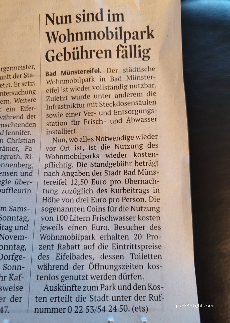 Wohnmobilstellplatz Eifelbad in Bad Münstereifel — foto 5