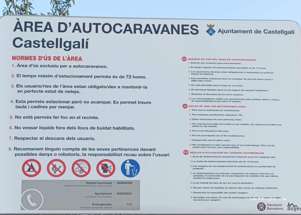 Àrea d'autocaravanes Castellgalí — foto 2