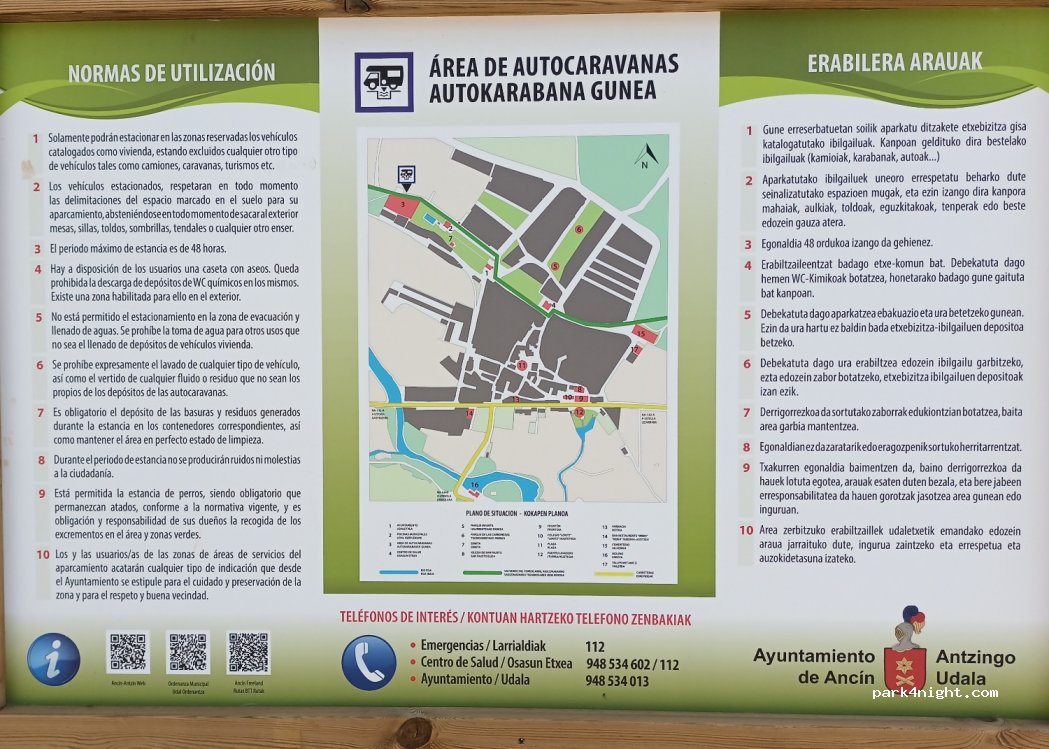 Área de Servicio para autocaravanas de Ancín — foto 3