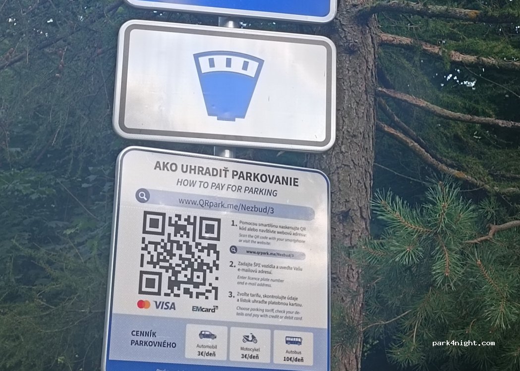 (013 24) Nezbudská Lúčka - Parkovisko Starý hrad — foto