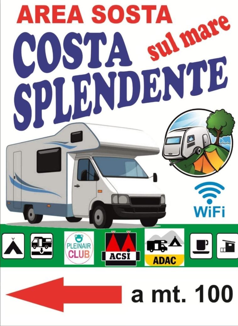 Area Sosta Camper Costa Splendente sul mare — foto 2