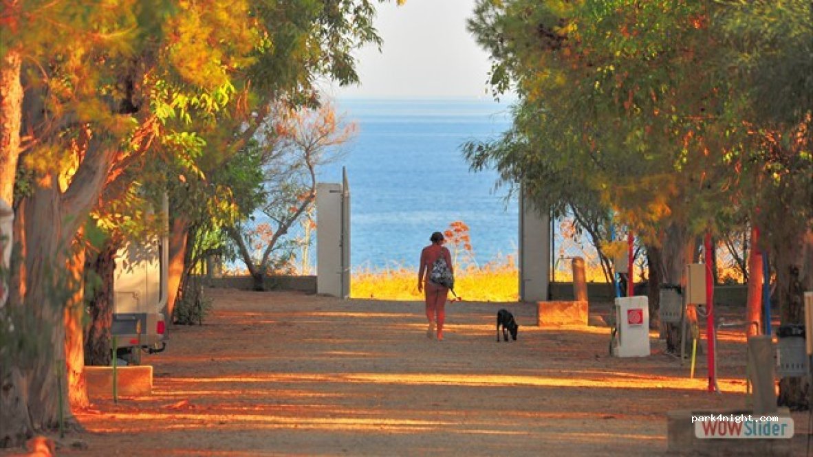 Area Sosta Camper Costa Splendente sul mare — foto 4