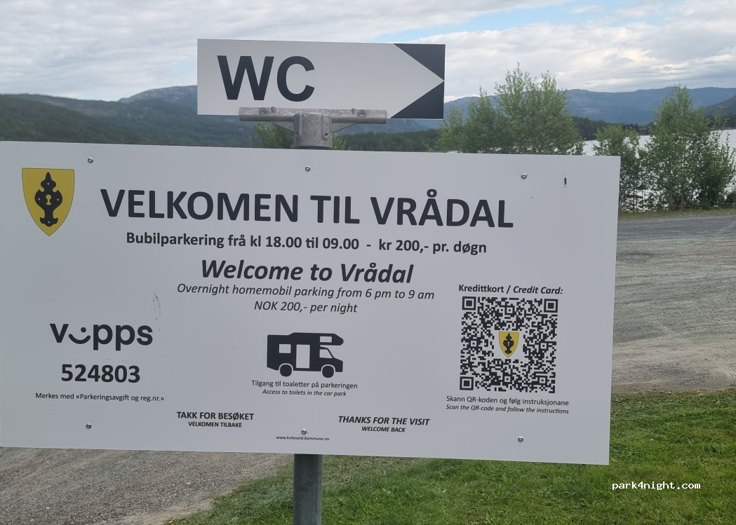 Parking Vrådal — foto 5