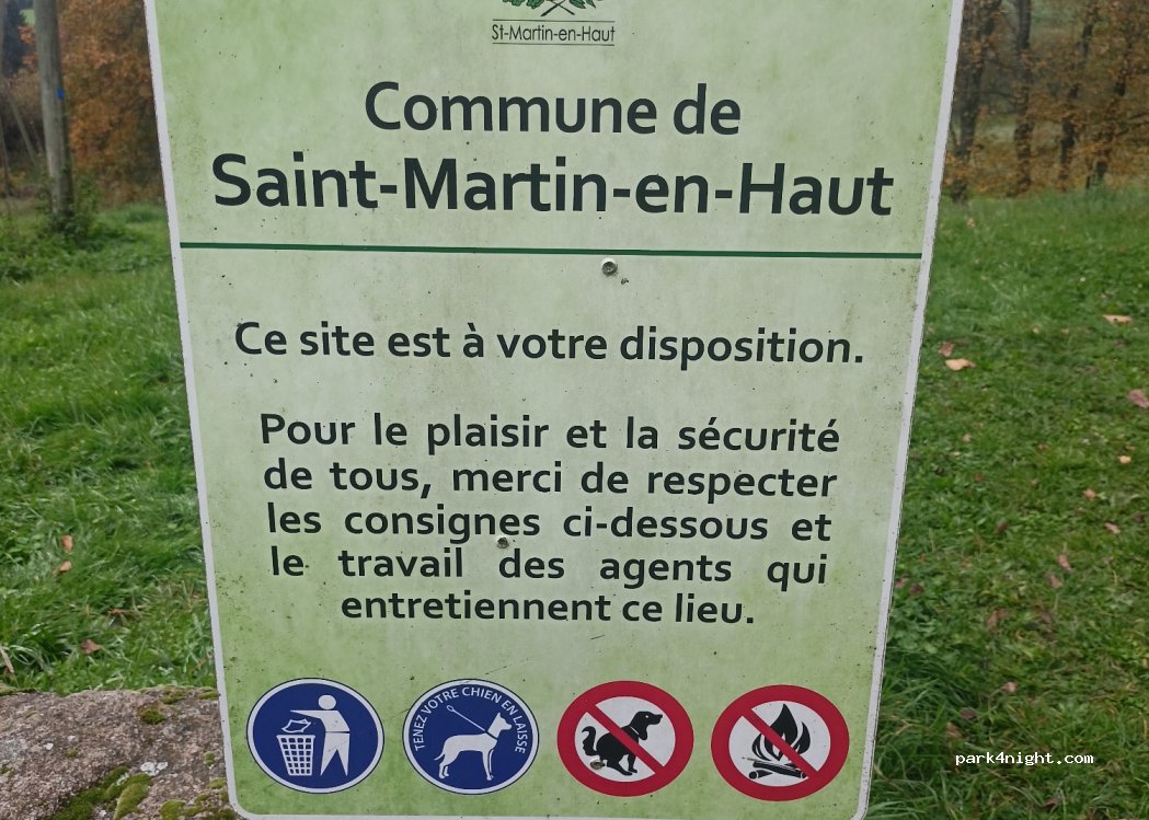 Aire de service Saint Martin en Haut — foto 5