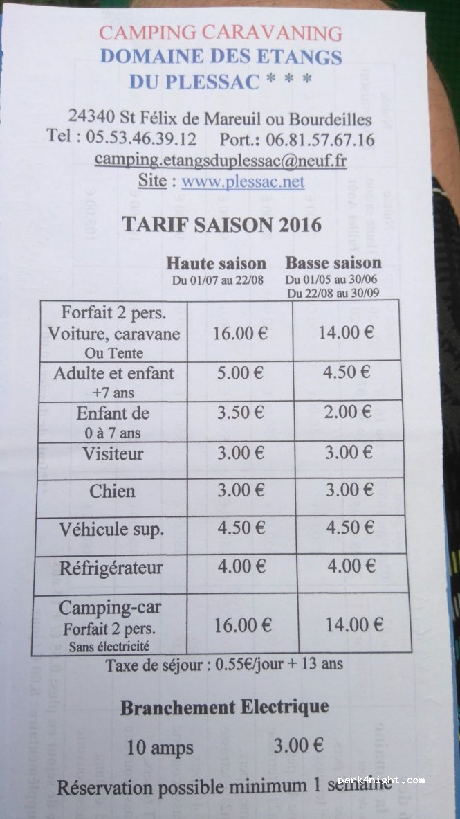 Camping Domaine des Etangs du Plessac — foto 2