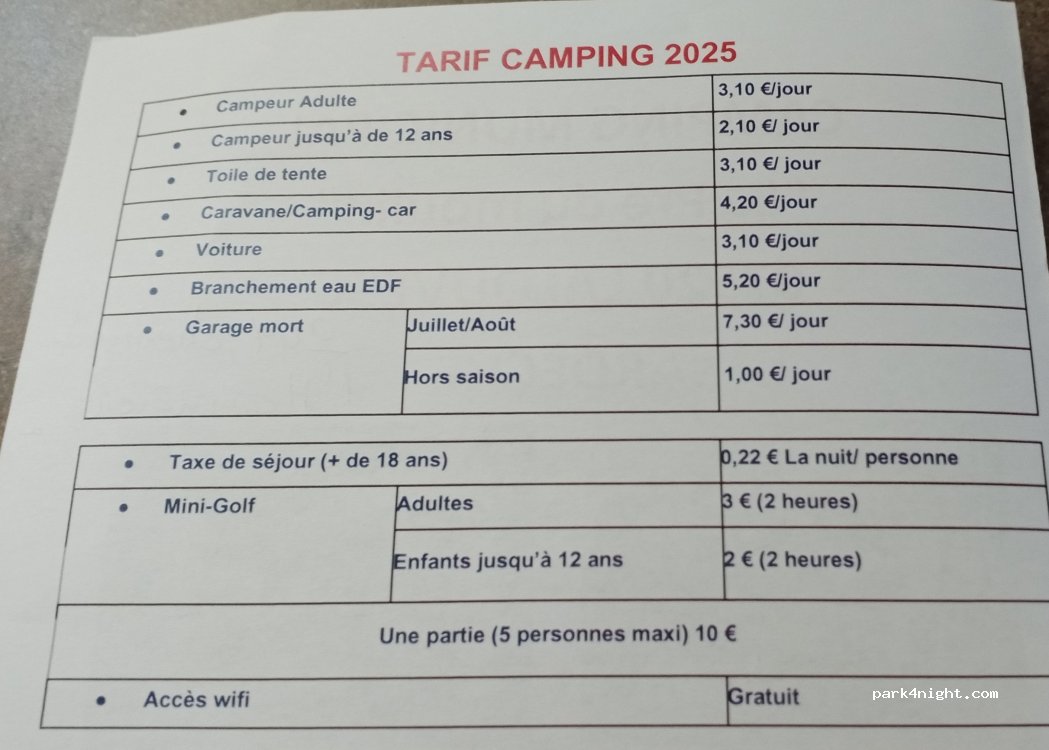 Camping municipal Le pré du Moulin — foto 2