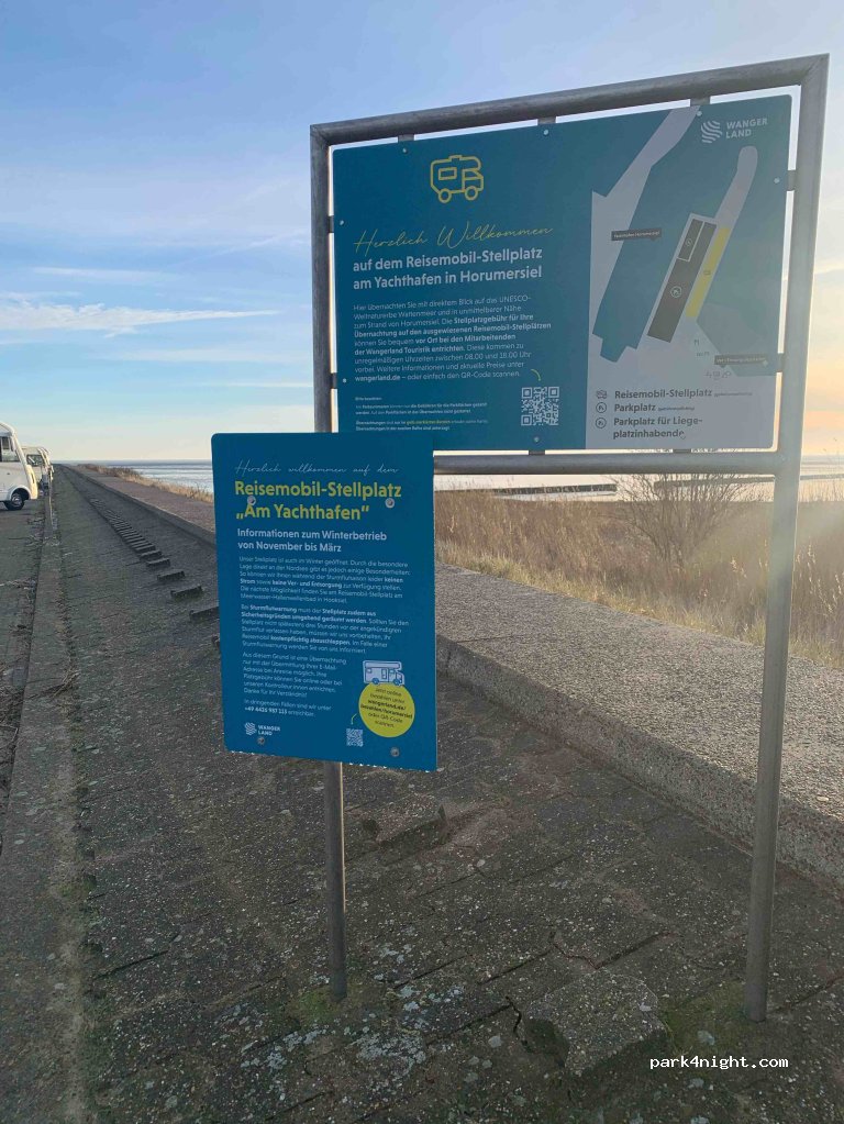 Wohnmobilstellplatz Horumersiel Außenhafen — foto 4