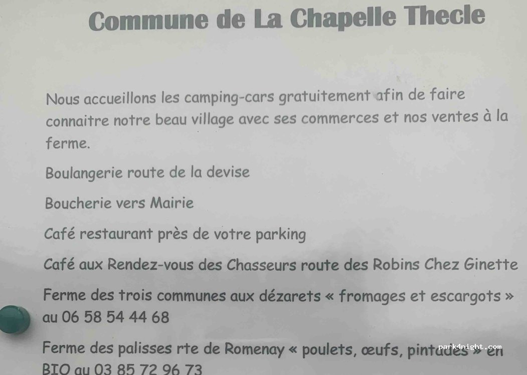 Aire de camping-cars La Chapelle-Thècle — foto 5