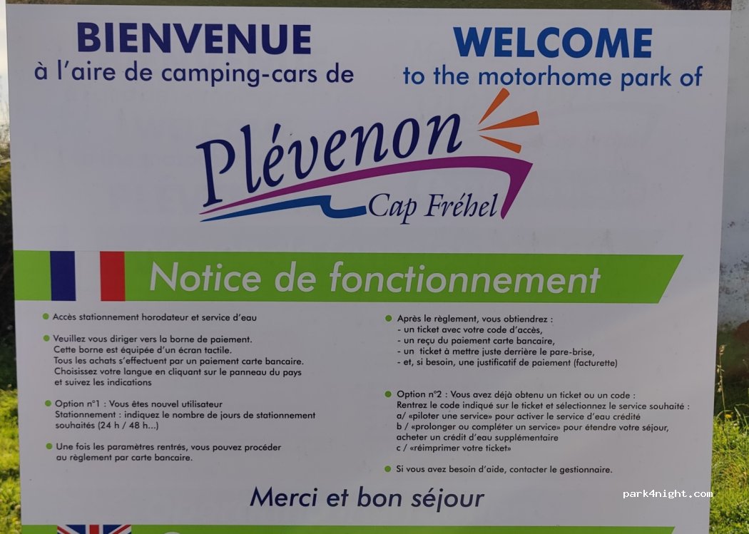 Aire de camping-cars Plévenon — foto 3