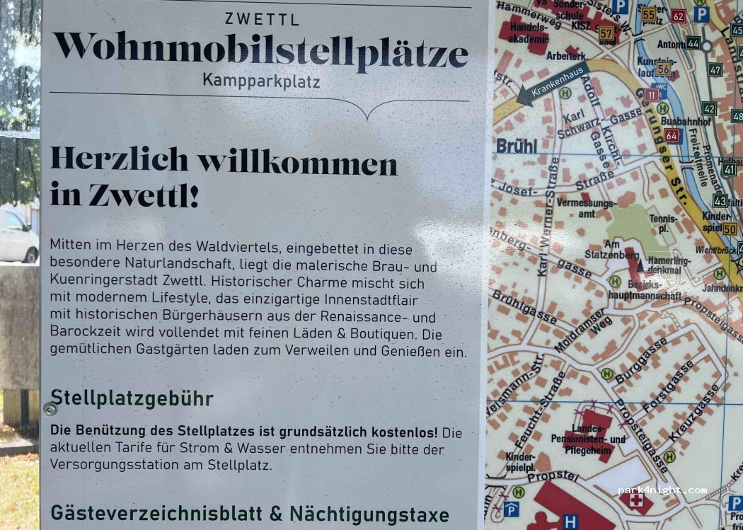 Wohnmobilstellplatz Kampparkplatz Zwettl — foto 5
