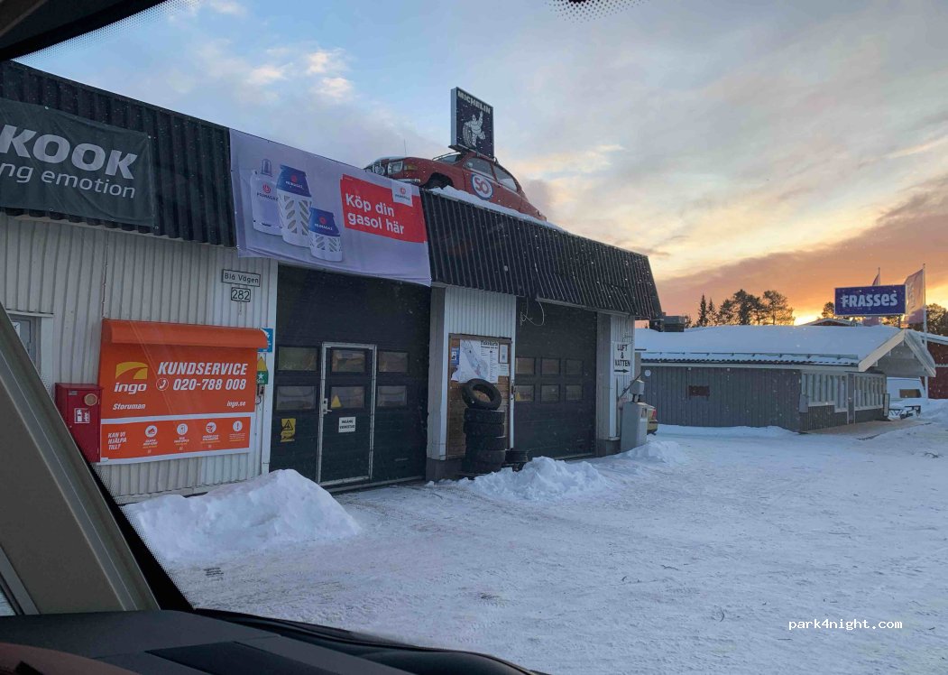 (923 32) Storuman - 282 Blå vägen — foto
