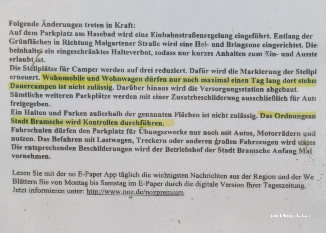 Stellplatz Hasebad & Varus-Therme — foto 2