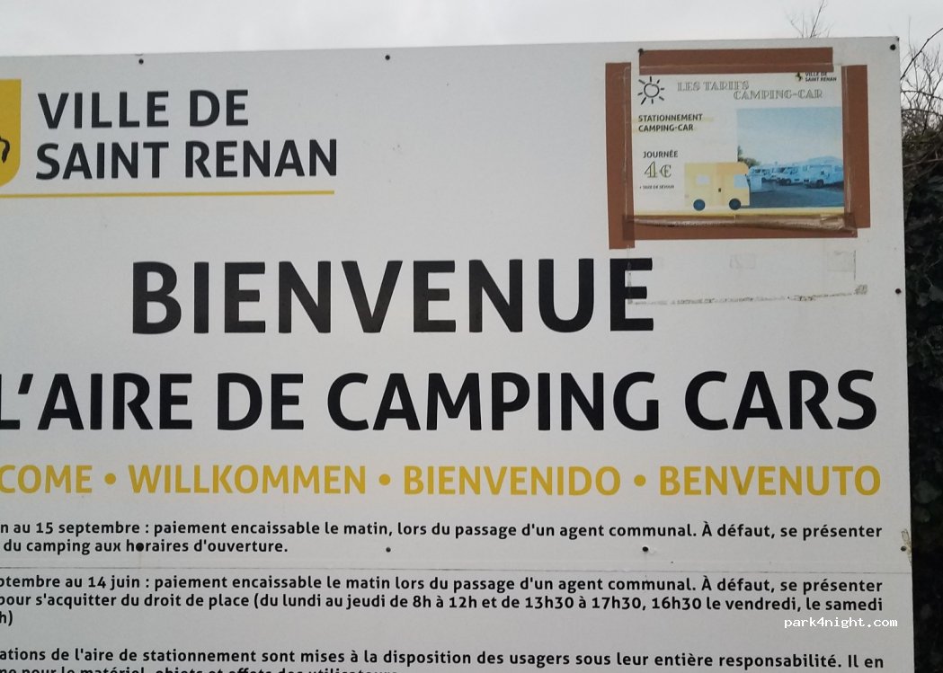 Aire de camping-car de Saint Renan — foto