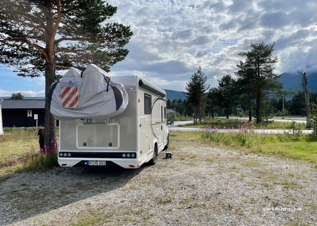 Bjorli ski resort campsite — foto