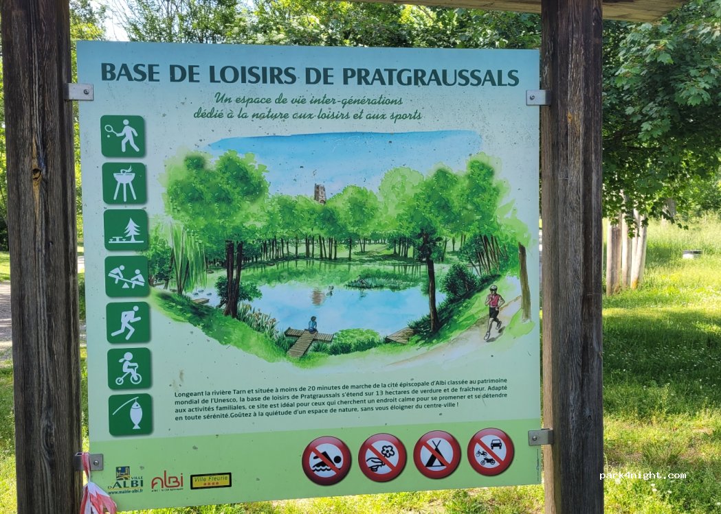 Aire d'accueil Camping-Cars d'Albi Pratgraussals — foto