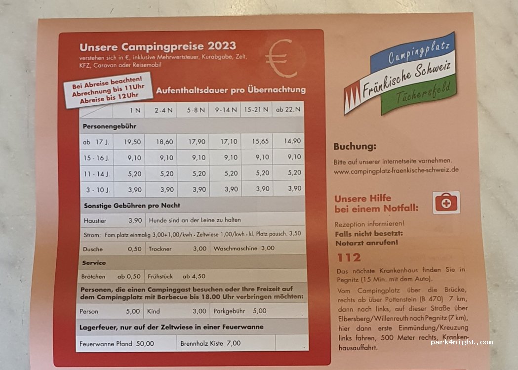 Campsite Franconian Switzerland Tüchersfeld — foto 2