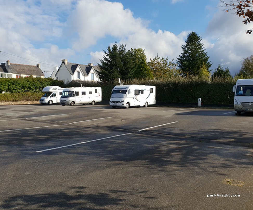 Aire de camping-car park de Pont-Aven, Les Quatre Vents (Finistère) — foto