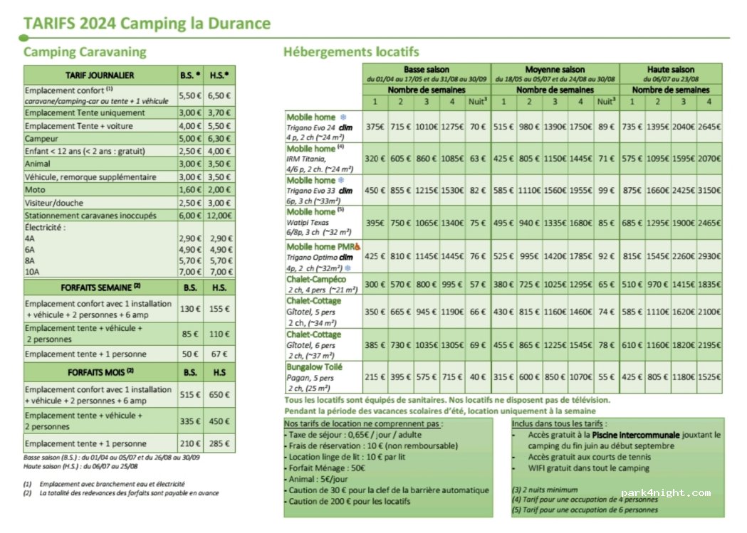 CAMPING DE LA DURANCE — foto
