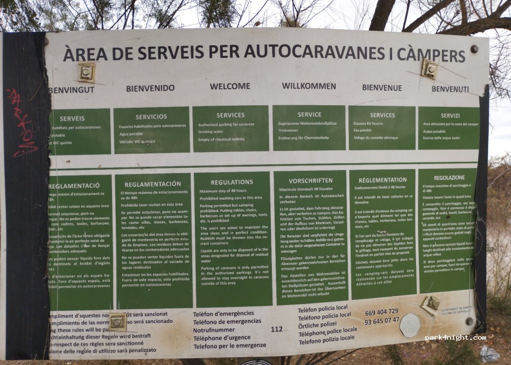 Zona d'estacionament d'autocaravanes Can Julià — foto 2