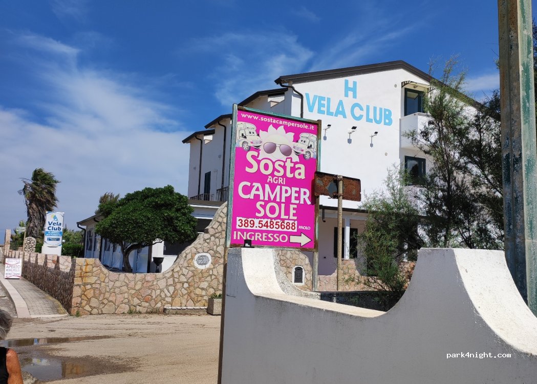 Sosta Camper Sole — foto