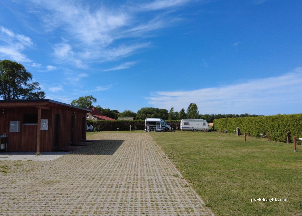 Campingplatz am Naturstrand — foto