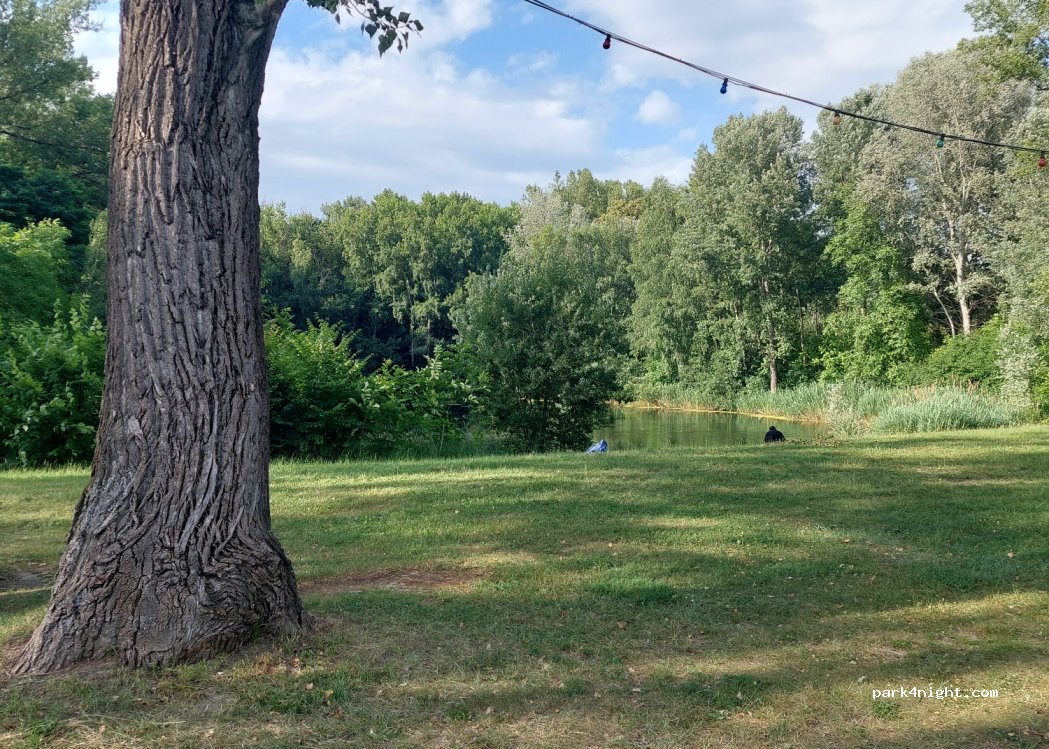 Teich Stellplätze Mautern Krems — foto