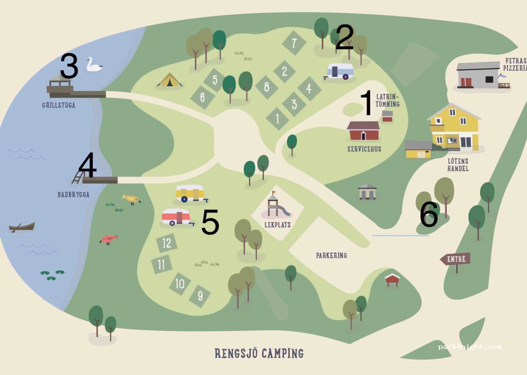 Rengsjö camping — foto